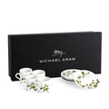 Anemone Painted Demitasse Set of 4