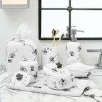 Black Orchid Bath Collection Waste Basket