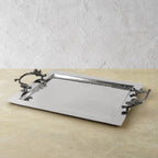 Black Orchid Serving Tray - Large