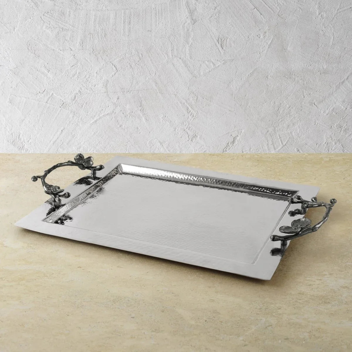 Black Orchid Serving Tray - Large
