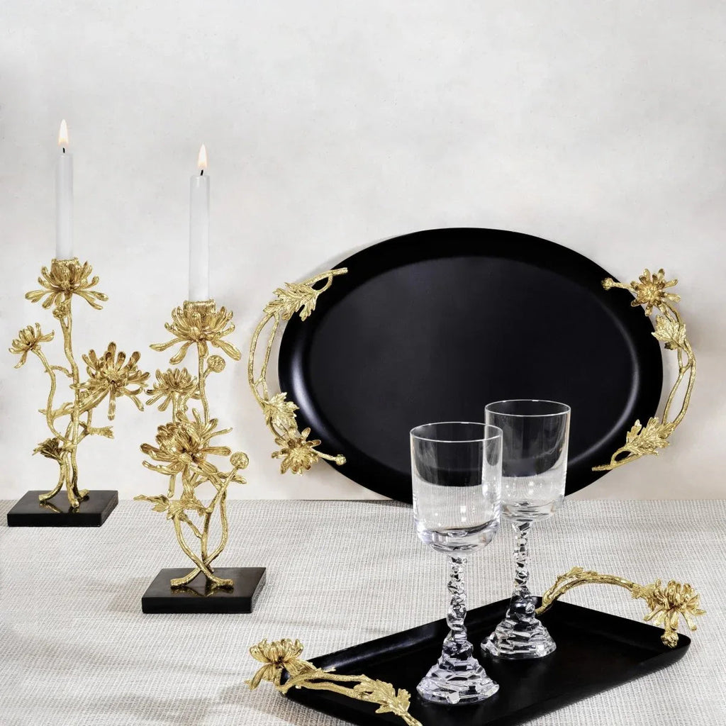 Dahlia Oval Tray